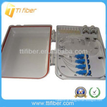 1X8 PLC com conector SC UPC Caixa de Terminais de Fibra Óptica